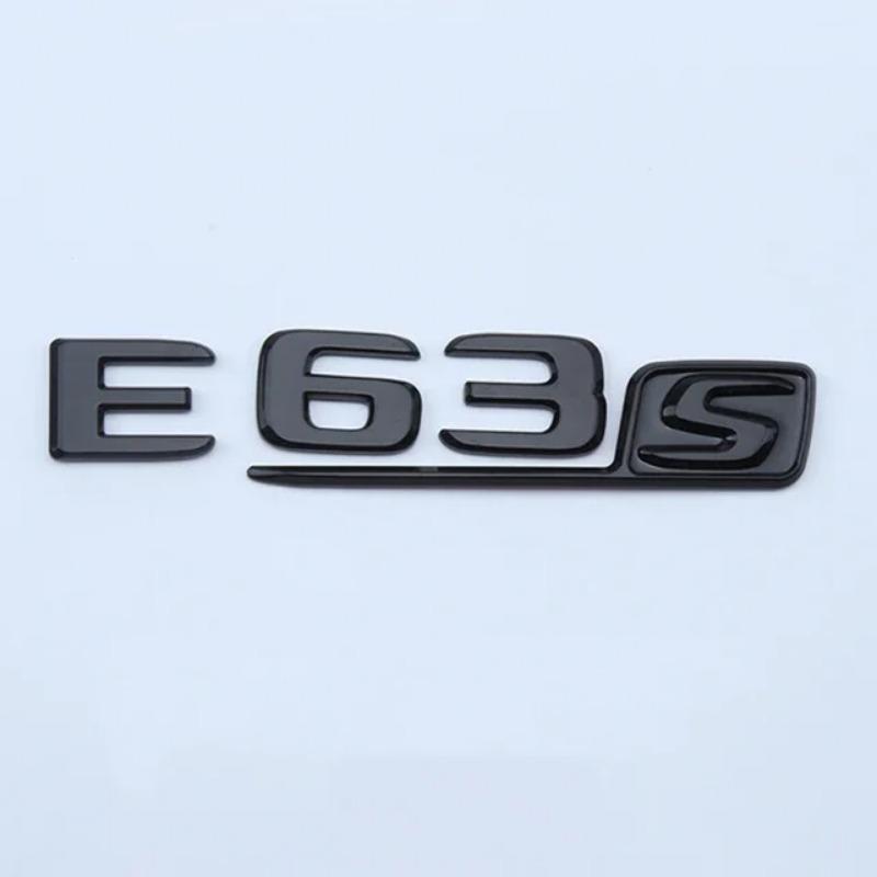 3D Letters For Cars Mercedes E63S AMG W212 W213 Rear Trunk Sticker Fender Trim Badge V8 Biturbo 4matic Emblem Logo Accessories