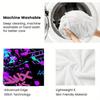 Vivid Graffiti 2D Flat Pattern Flannel Blanket High quality All Seasons Warmth and Comfort Perfect for Christmas Gifts.SMT0917523