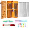 DIY Hand Knitting Tool Set: Stainless Steel Single Point Needles and Accessories