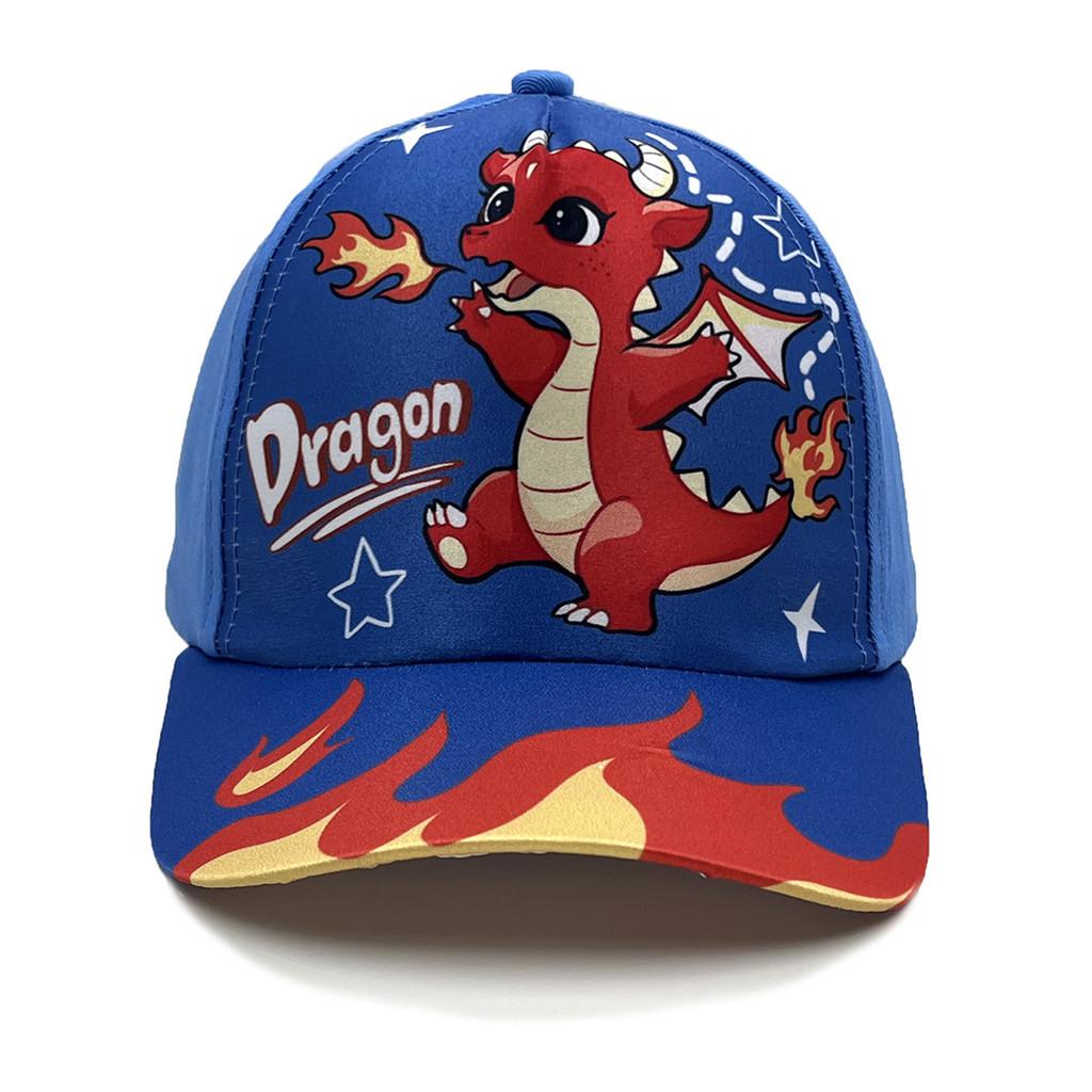 Dinosaur Cartoon Kids Baseball Cap With Sun Protection For Summer Play And Outdoor Activities