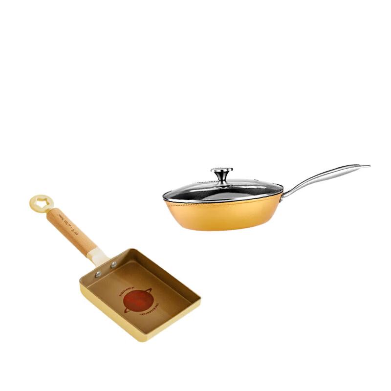 

Shuke Non-stick Wok and Tamagoyaki Pan Set