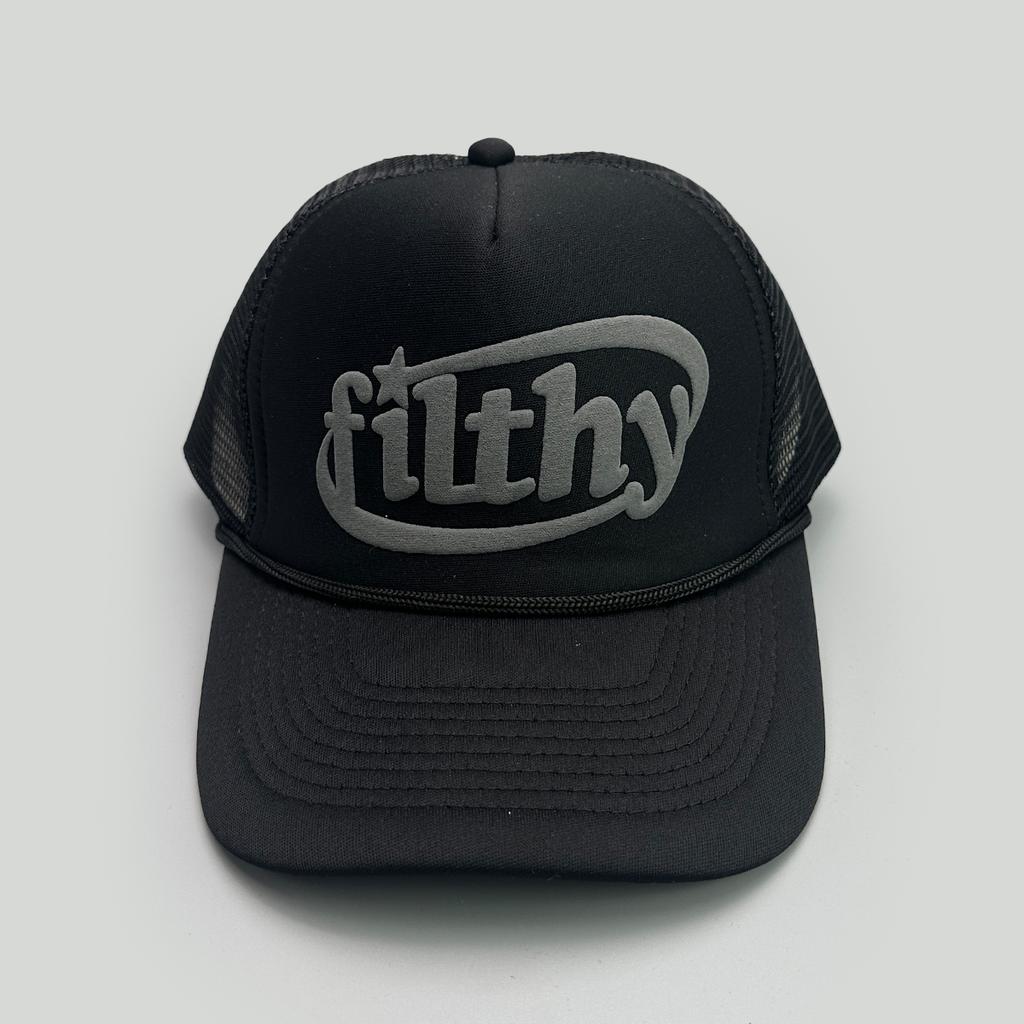 Color Block Filthy Letters Baseball Hats New Unisex Sunshade Color Block Breathable Personal Versatile Mesh Fashion Trucker Caps
