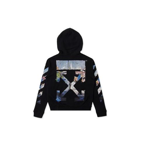 OFF WHITE Diag Multicolour Zipped Hoodie OMBE001R190030121088