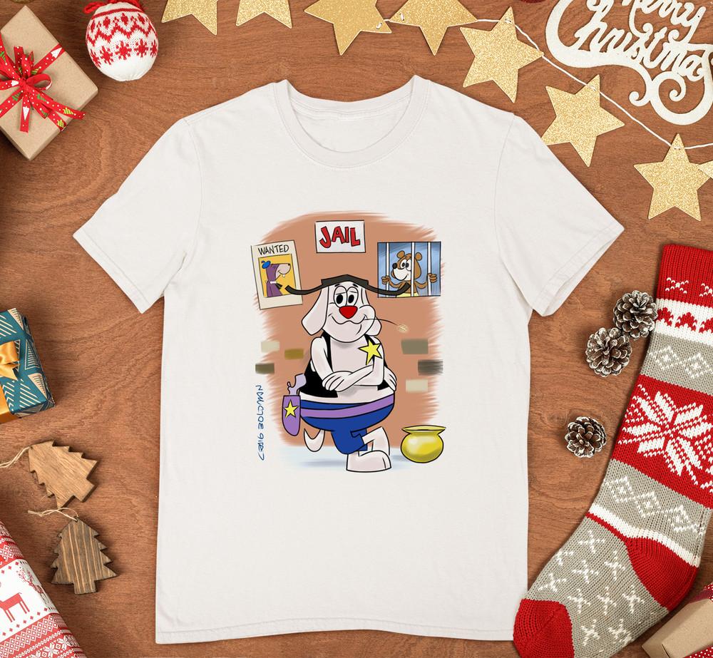 Deputy Dawg White T-Shirt Unisex Cotton Tee Funny Gift All Size S-4XL YI162 Unisex T-Shirt S