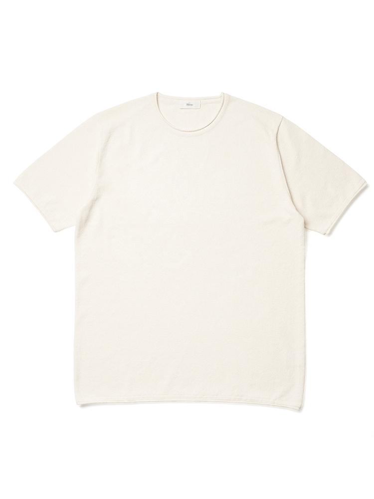 Berno Boucle Crew-Neck Knit Ivory Ivory/L
