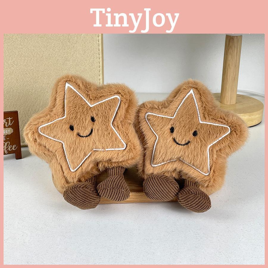 Lovely Handcrafted Star Plush Toy With Short Plush Fabric For Unique Holiday Gifts