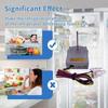 Motore Ventola Evaporatore Durevole Perfetto per Sostituzione Frigorifero Montaggio Semplice Struttura Composita in Plastica e Metallo