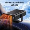 NEW Electric Car Heater Air Cooler Fan 12V/24V Portable Demister Defroster Heating Fan 120W Dryer Windshield Defogging