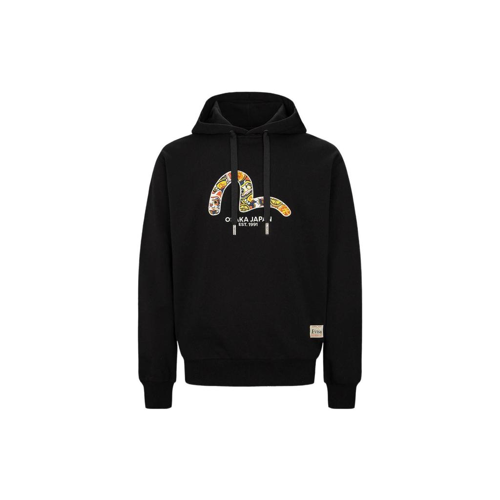 Evisu FW22 Sweatshirt Men's Black 2EAHTM2SW331RXCT