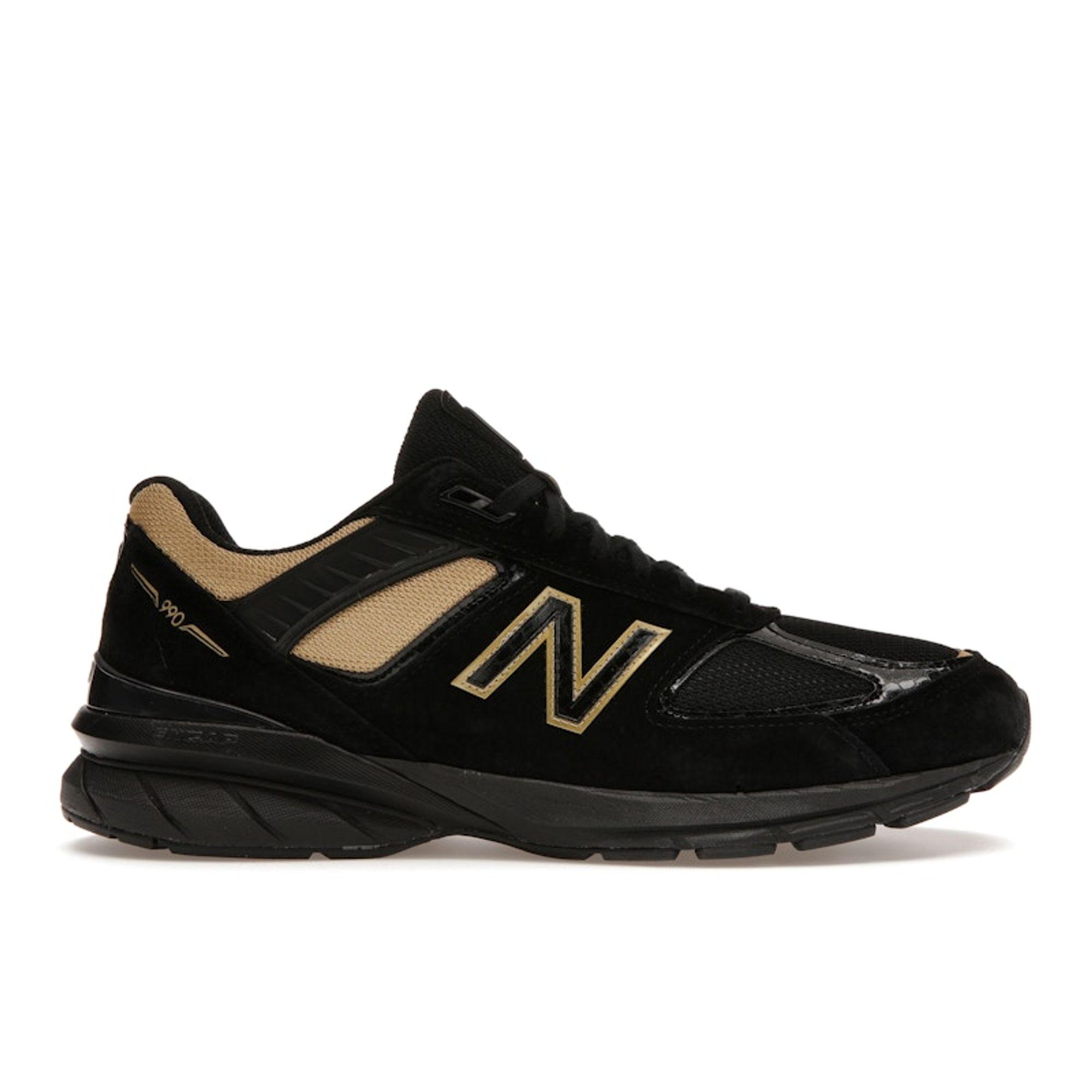 

New Balance 990v5 Made In Usa Triple Black Gold Men s M990BH5 40.5