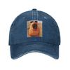 Marcus The Worm Funny Meme Men Women Baseball Cap Trending Distressed Washed Hats Cap Fashion Outdoor Adjustable Fit Snapback