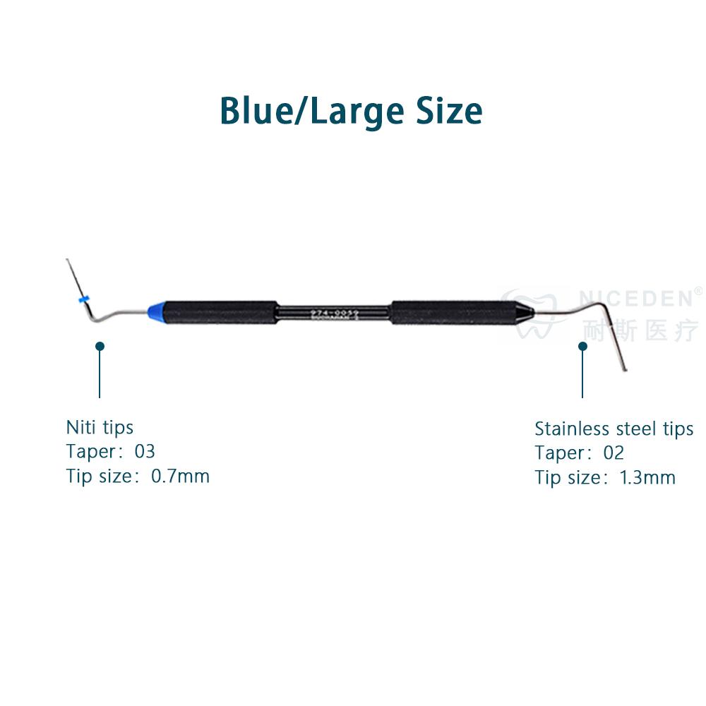 1Pcs NICEDEN Dental EndoHand Plugger Fill Instrument NITI Tip #0 #1 #2 Endodontic Dentist Dentistry Tools