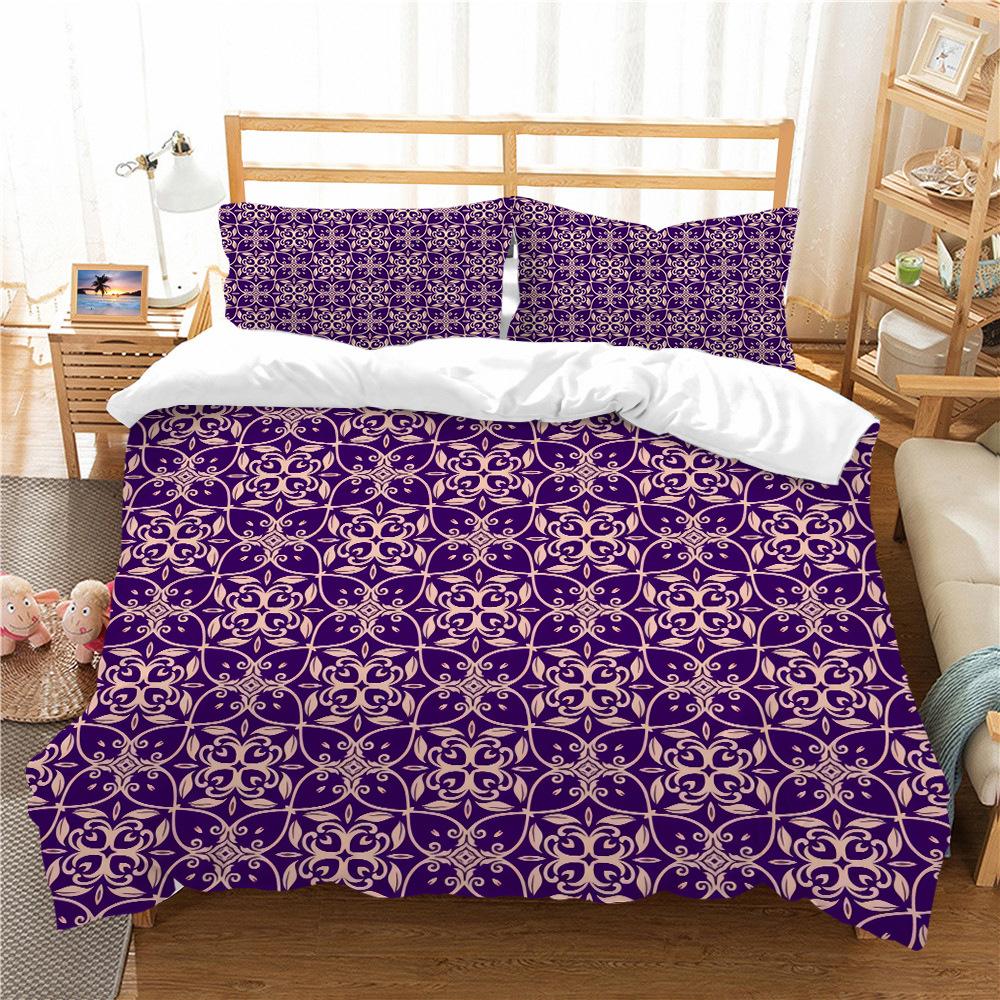 Bedding Two Or Three-Piece Set Polyester Bohemian Series 3D Digital Printing