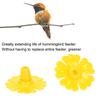 30Sets Bright Colors Bird Feeder Replacement Parts Durable Hanging Feeder Replacement  Garden Use