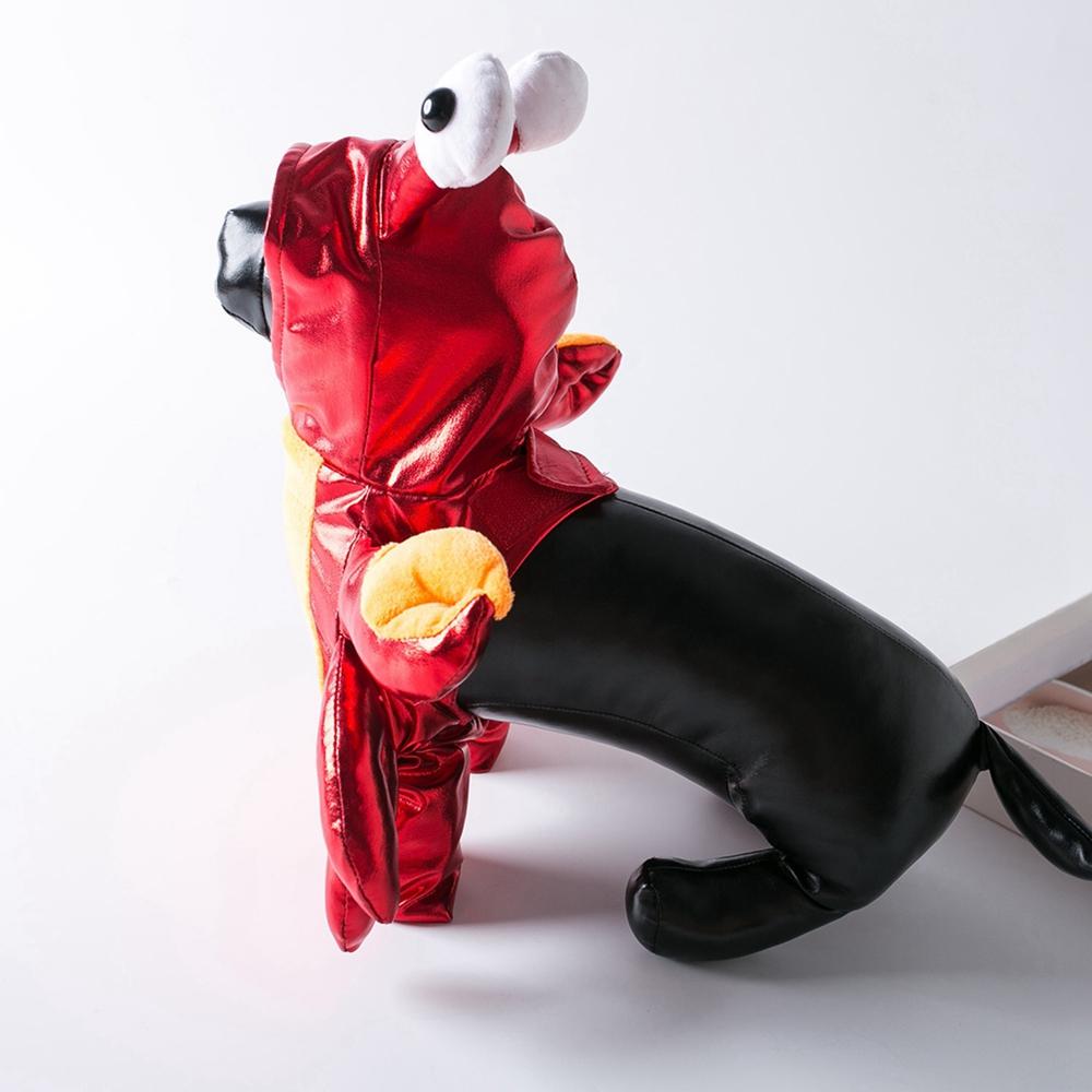 Amuzant drăguț Halloween Crab Roșu Costume Cosplay Haina pentru câini pentru câini de talie mică