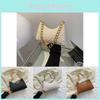 Elegant Crescent Chain Shoulder Bag Trendy 2023 Fashion Pu Leather Handbag For Street Style