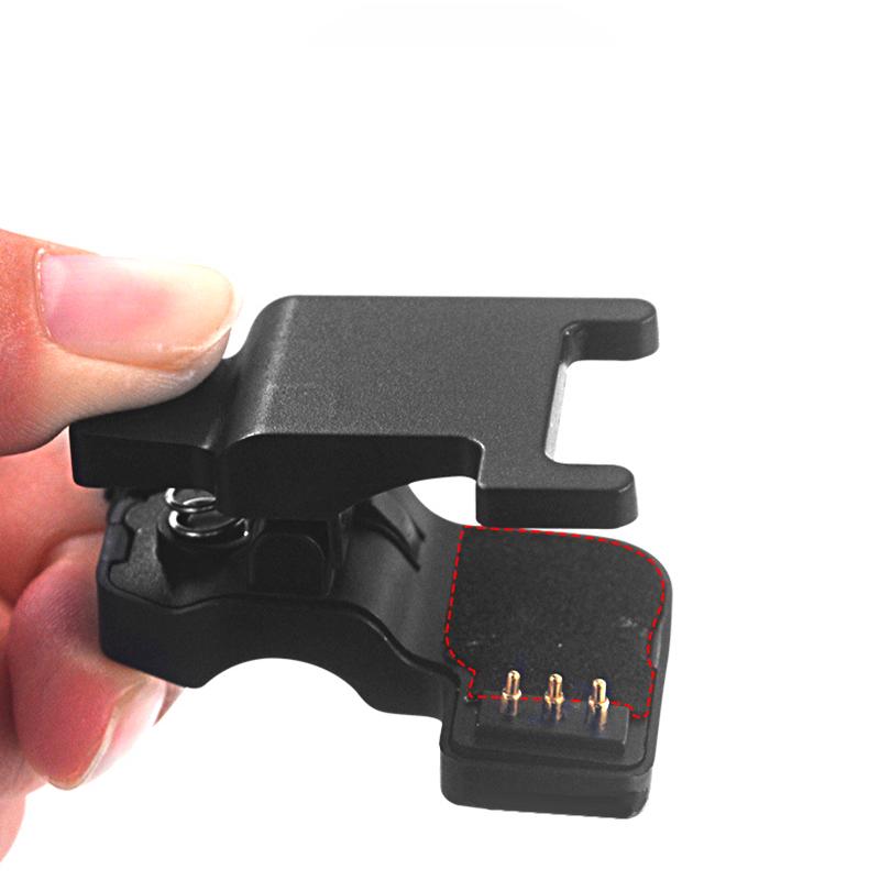 Nuevo Reloj Inteligente Negro Cable de Carga USB Universal Pinzas Cargadoras de 3 Pines Adaptador de Corriente Cargador Cable de Carga Rápida USB para Pulsera Portátil