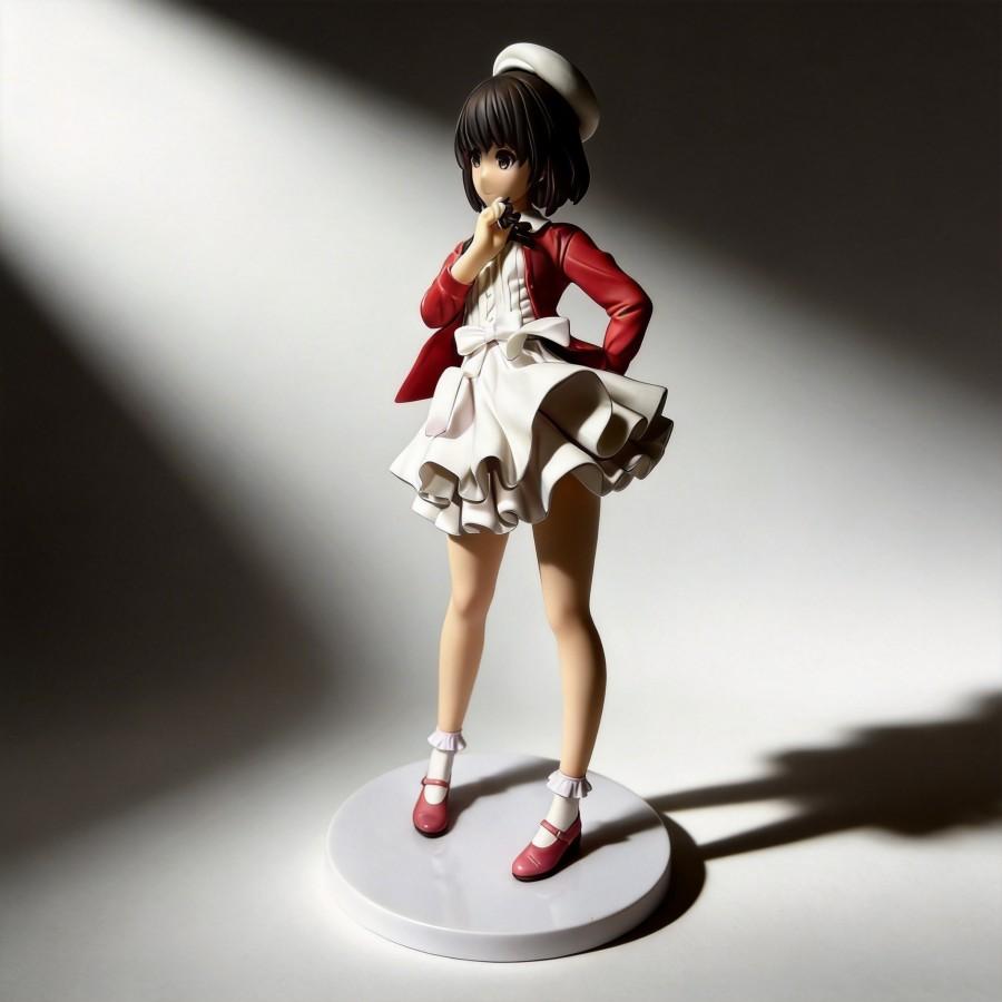 Megumi Kato Standing Version Saenai Heroine no Sodatekata GK Figure Statue Trendy Toy 24cm Collection Decor Gift for Fans