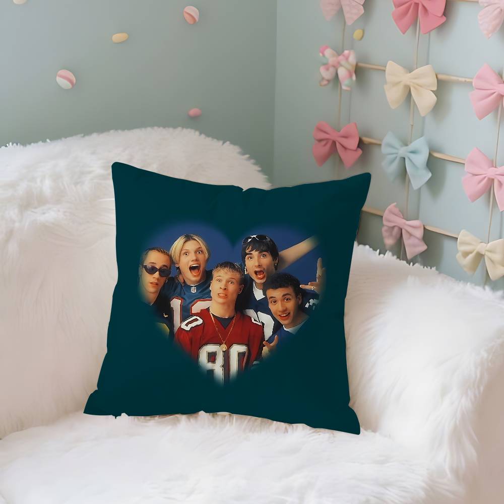 

BBackstreet BBoys BSB Case Plush Fabric Soft Pillowcase Double Sided Print Cushion Cover Household Gifts 40x40CM(16x16in)