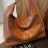 Lässige weiche Tragetasche Damen All-Match Schulter Retro Große Kapazität Pendeln Crossbody