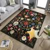 Elegant Floral Still Life Office Rug Chair Mat, Entryway Carpet, Suitable for Front Door, Bedroom, Living Room, Desk, Holiday Gift