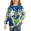 Christmas Day Sweatshirts For Children Boys And Girls Knit Sweater Cute Shirt Fall Crewneck Pullover Tops