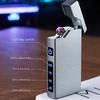 Home Multifunctional Dual Arc Windproof Cigarette Lighter Plasma Pulse Type-C Charging Men's Exquisite Small Gift