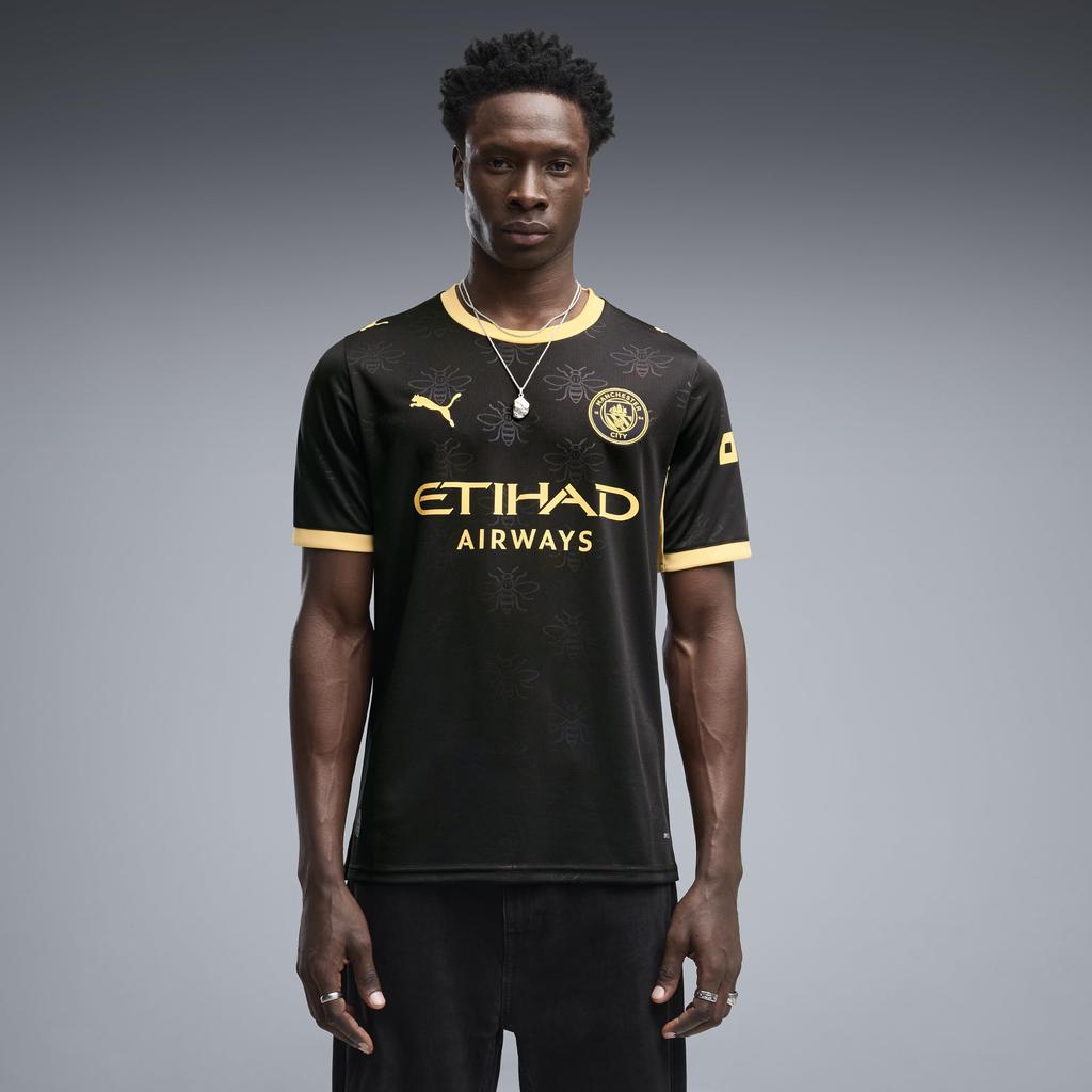 Auswärtstrikot Replica [Puma] 78433903_MCFC Schwarz/Flachs_M