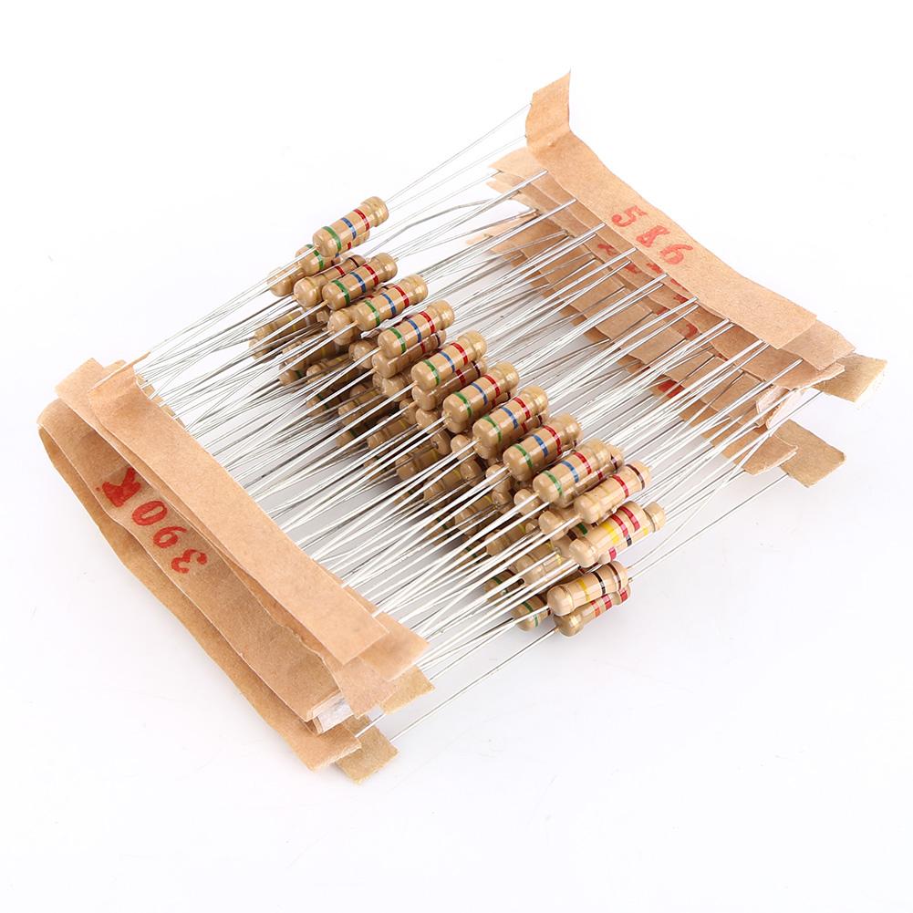 1000pcs 1 2W1 10M Ohm Carbon Film Resistors Assortment Electronic Components