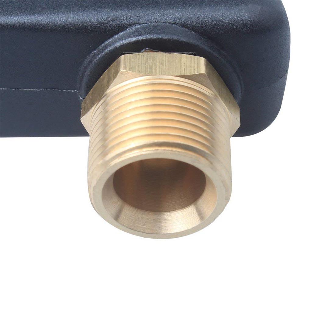 MOONNMargot Idropulitrice ad Alta Pressione Lancia a Spruzzo Acqua Raccordo in Ottone 3000 PSI Pulizia Auto