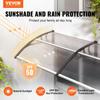 Window Door Awning Canopy 40" x 40", UPF 50+ Polycarbonate Entry Door Outdoor Window Awning Exterior, Front Door Overhang Awning for Sun Shutter, UV,