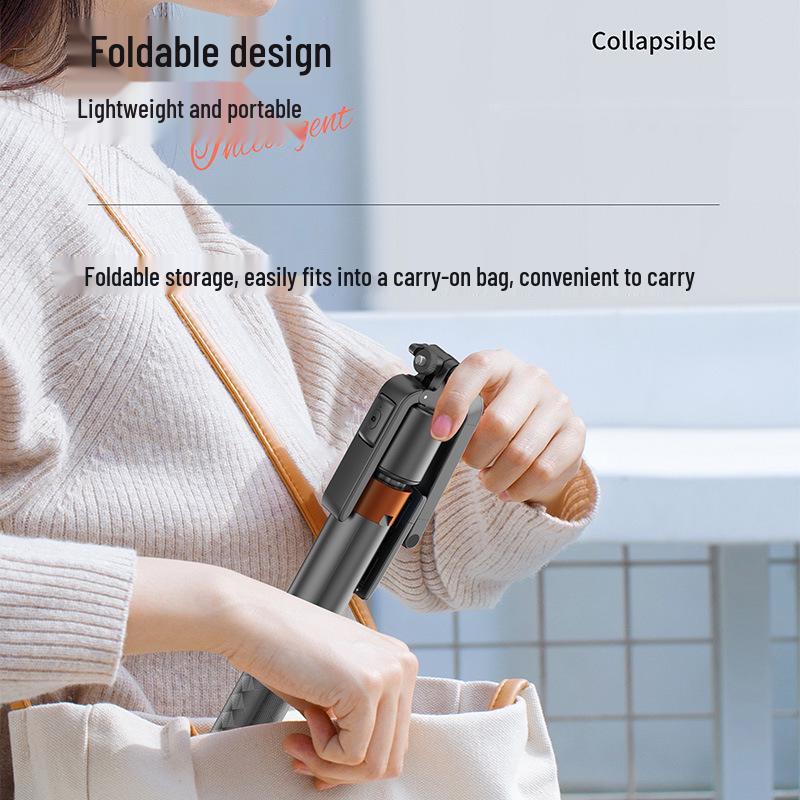 Q13 Smart Face Tracking Gimbal with Bluetooth Selfie Stick, Four-Axis Anti-Shake, AI Stabilizer, Retractable Fill Light