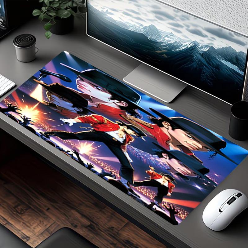Michael Jackson Print Mouse Pad, for Keyboard Pad Laptop PC Mat for Office Home Use, Desk Decor, Perfect Birthday Gift for Gamers