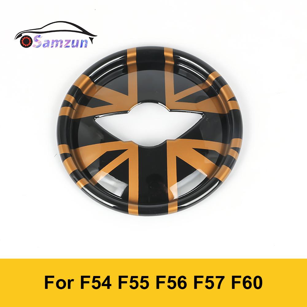 For MINI Cooper F55 F56 F57 Countryman F60 F54 Car Steering Wheel Center Cover Panel Styling Sticker Car Interior Accessories