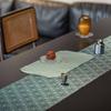 Zhi She Tang Dynasty Pattern Tea Mat Set - Double-Sided Retro Chinese Zen Table Runner & Tablecloth