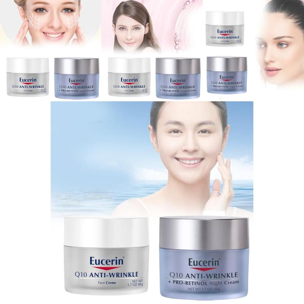 Eucerin Q10 Gesichtscreme Feuchtigkeitsspendende Straffende Creme Für Alle Hauttypen 48g