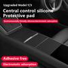 Center Console Silicone Wrap Kit for Tesla Model 3 2024-2025 / Model Y 2025, Tesla Center Console electrostatic adsorption Cover for Model 3/Y
