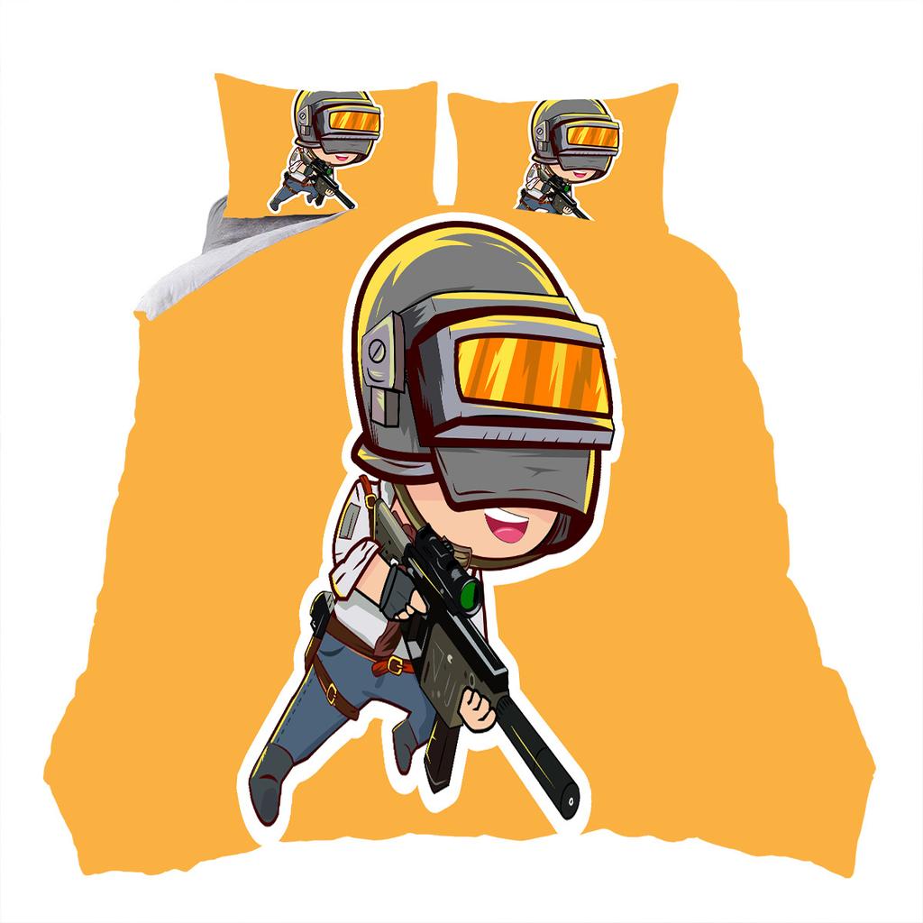 Series 3D Digital Printing Three-Piece Quilt Cover