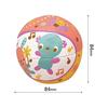 Toy Royal Fluffy Ball (Small) with Bell Makes a Sound (Doesn't Hurt When Hit / Soft) Colorful Animal Pattern (Large Ball / Indoor Play) Baby Baby