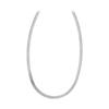 Glossy 925 Sterling Silver Clavicle Necklace - Women's INS Style Choker Jewelry