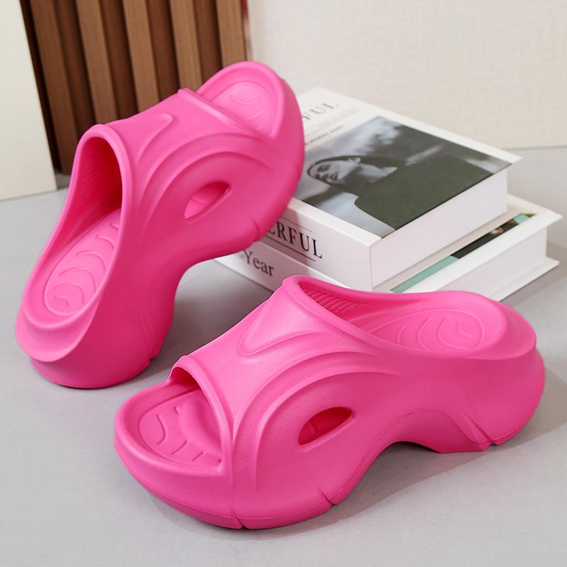 Fashion Thick Platform Eva Flip Flops For Women 2025 Summer Clip Toe Non Slip Beach Sandals Woman Comfortable Soft Sole Cloud Slippers