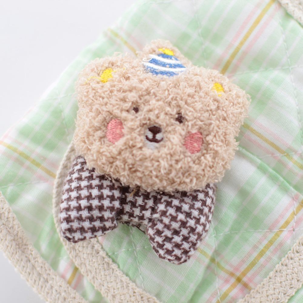 Pet Plaid Autumn and Winter Vest Bow Tie Bear Vest Teddy Dog Cartoon Plaid Cotton Coat Cute Jacket Puppy Clothes Jacket