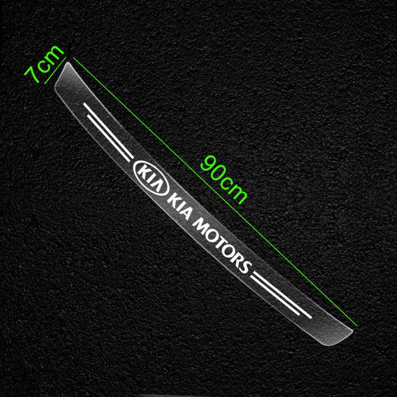 1Pcs Transparent Car Trunk Badge Protective 3D Sticker Car Accessories For KIA Ceed Rio Sportage R K3 K4 K5 K6 K7 K8 Ceed Sorento Cerato Optima