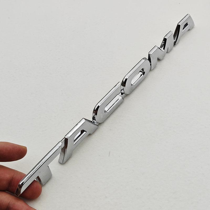 3D Car Sticker Logo V6 4X4 SR5 TACOMA Trunk Badge Door Waier Line C-Pillar Emblem Decals For Toyota TACOMA N170 N260 N300 N400