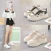 Popular Hong Kong Style Platform White Shoes Women's Spring and Autumn 2025 New Niche Versatile Casual Sports Board Shoes Q029
