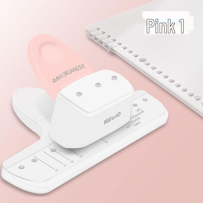 Puncher 9027: Student-Friendly 6-Hole Loose-Leaf Manual Puncher for Diaries