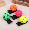 1Pc 6Cm Wrist Strength Training Ball Throwing Returned Balls Wrist Pitching Exercise Sports Portable Wrist Ball Throwing Trainer