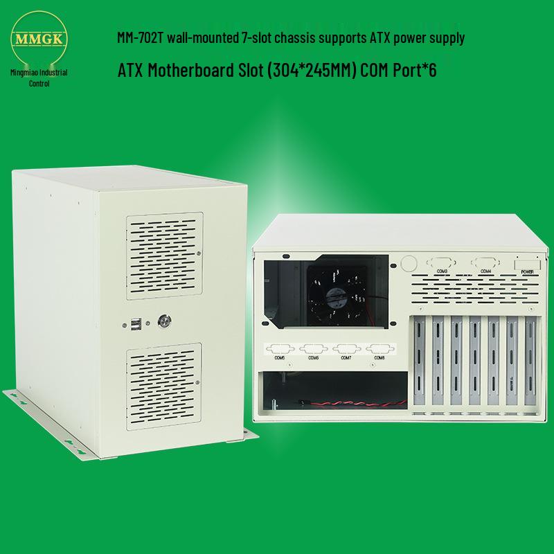 

4U Настенный Промышленный Корпус ATX: 7 слотов для компьютеров визуального ЧПУ