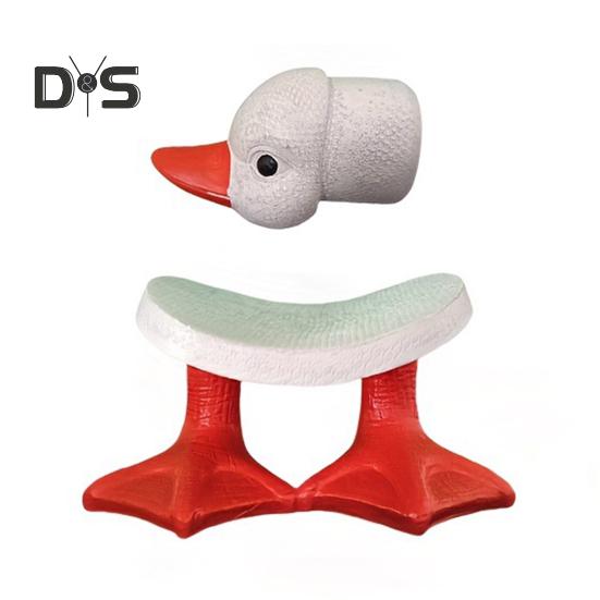 

Держатель для туалетной бумаги в виде мультяшной утки, органайзер для салфеток, отдельно стоящий забавный держатель для туалетной бумаги, милое украшение для ванной комнаты Duck