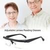 Flex Focal Adjustable Glasse Dial Vision Reading Glasses Flex Vision Senior Eyeglasses for Reading TV Traveling